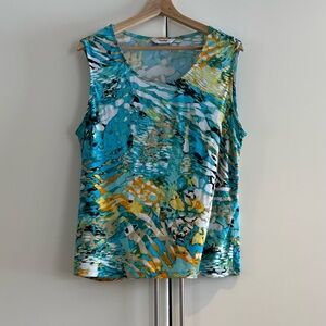 TanJay Multicolor Abstract Tank Top
